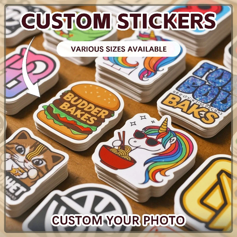 

Наклейки на заказ любой формы, водонепроницаемые персонализированные наклейки, этикетки с логотипом для ноутбука, бизнес-логотип, декор на свадьбу, день рождения