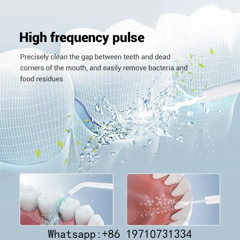 TINSOL High-Pressure Water Flosser – USB Rechargeable Electric Toothbrush for Gum Care & Whitening