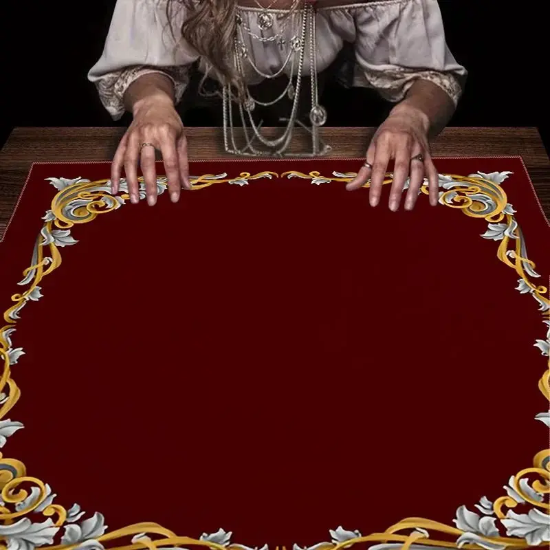 Tarot Altar Cloth Divination Mat Vintage Witchcraft Wicca Wicca Witchcraft for Tarot Reading Spiritual Home Decor