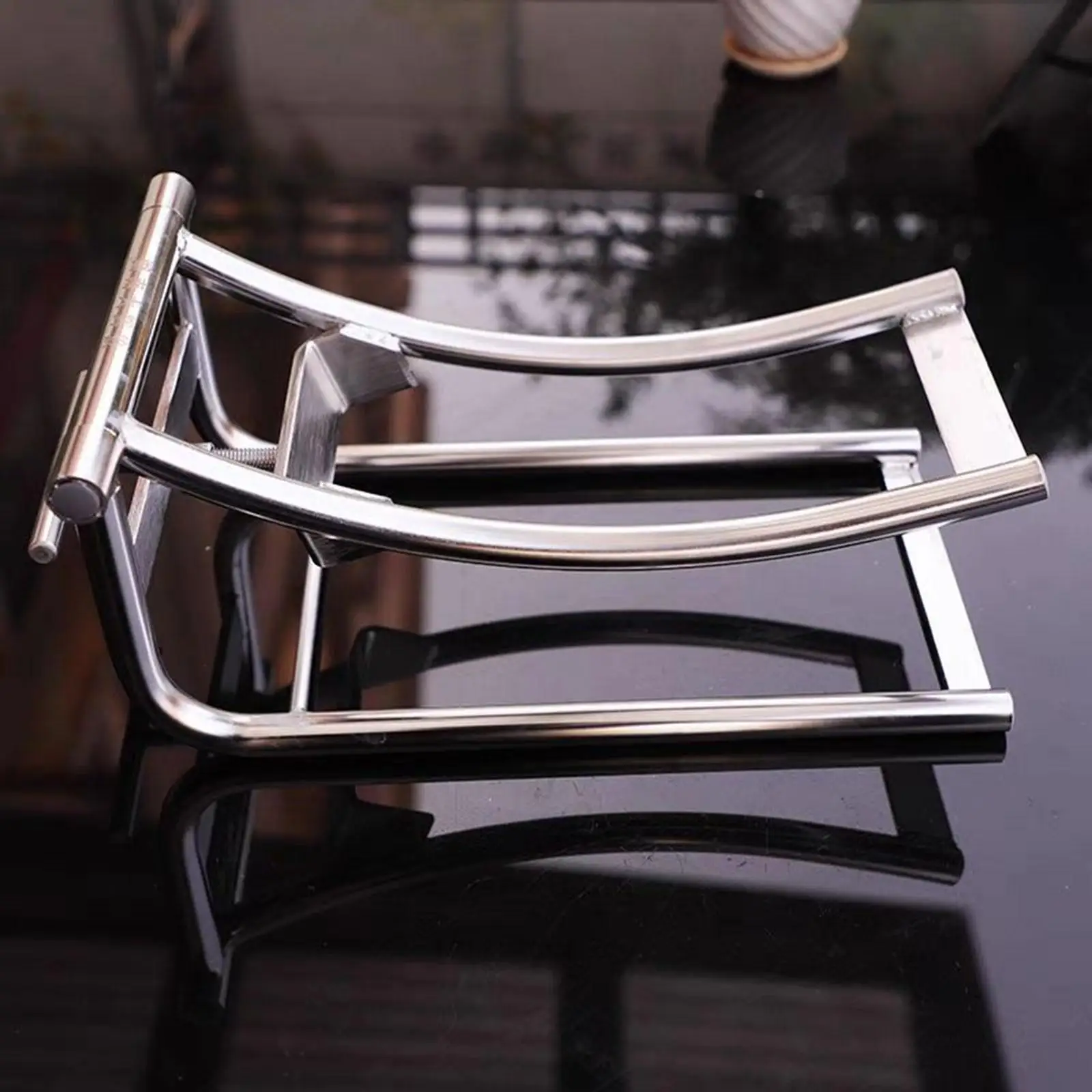 Universal Motorcycle Wheel Stand Professional Steel Construction Easy Install Repair Platform for Maintenance Garage
