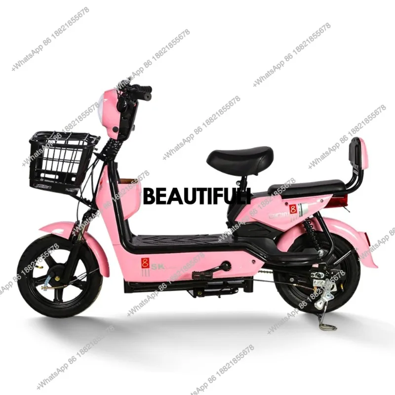 Factory Direct 400W Full Copper Motor 48v20ah Brand New Battery Long Range 14 Inch Tire Adult Electric Motorcycle Scooters