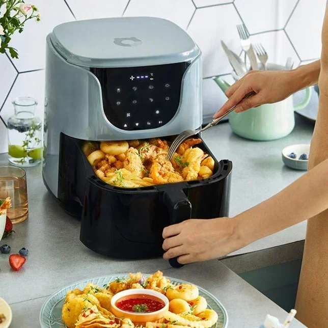 fully automatic New Air fryer large capacity 5L visual multi-function oven oil-free new all-in-one electric fryer