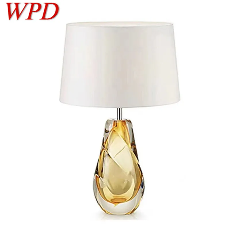 

WPD Nordic Modern Glaze Table Lamp Fashionable Art Iiving Room Bedroom Hotel LED Personality Originality Desk Light