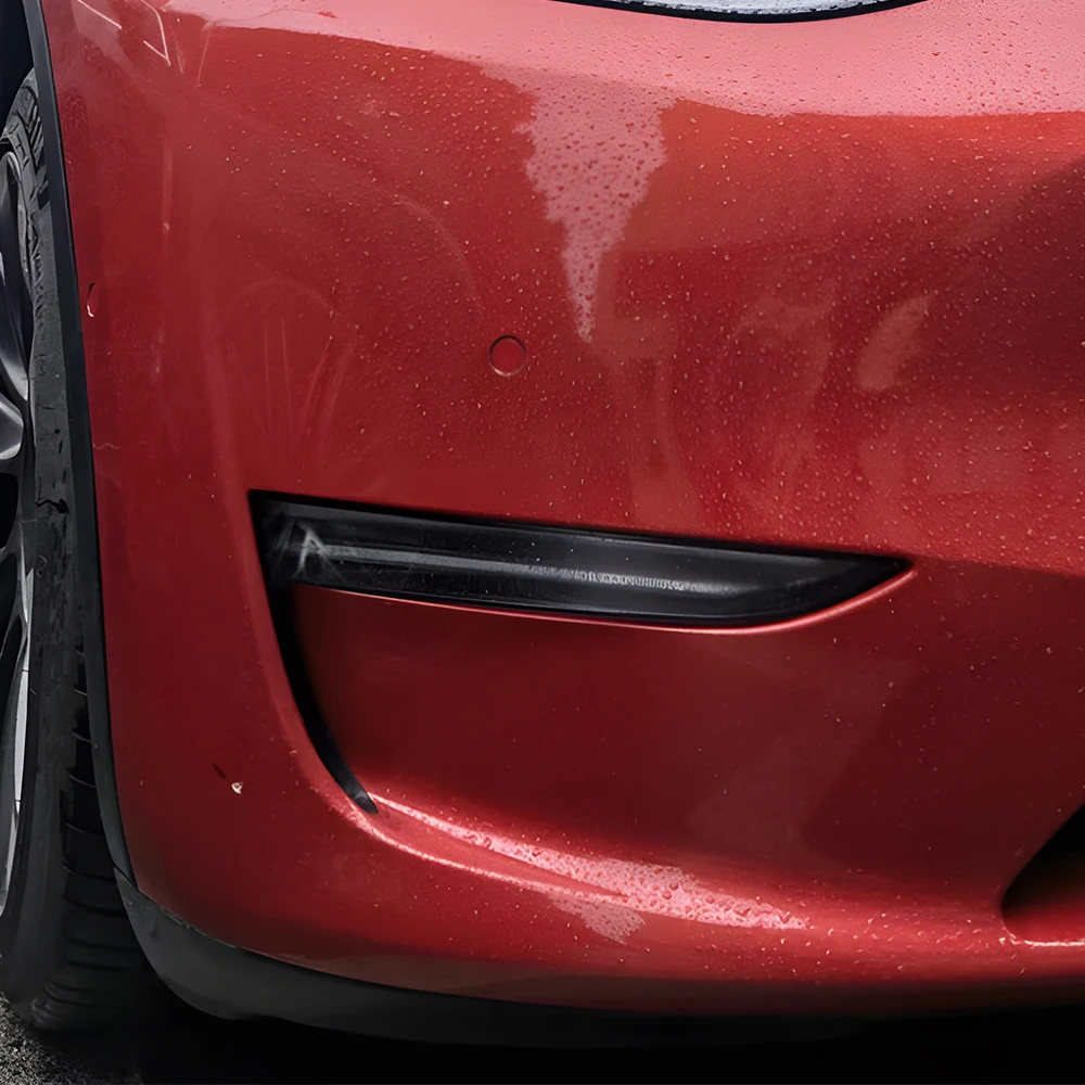 For Tesla Model 3 Model Y 2019-2023 Front Bumper Upgrade LED Fog Lights Daytime Running Lights Assembly Tool Car Accessories