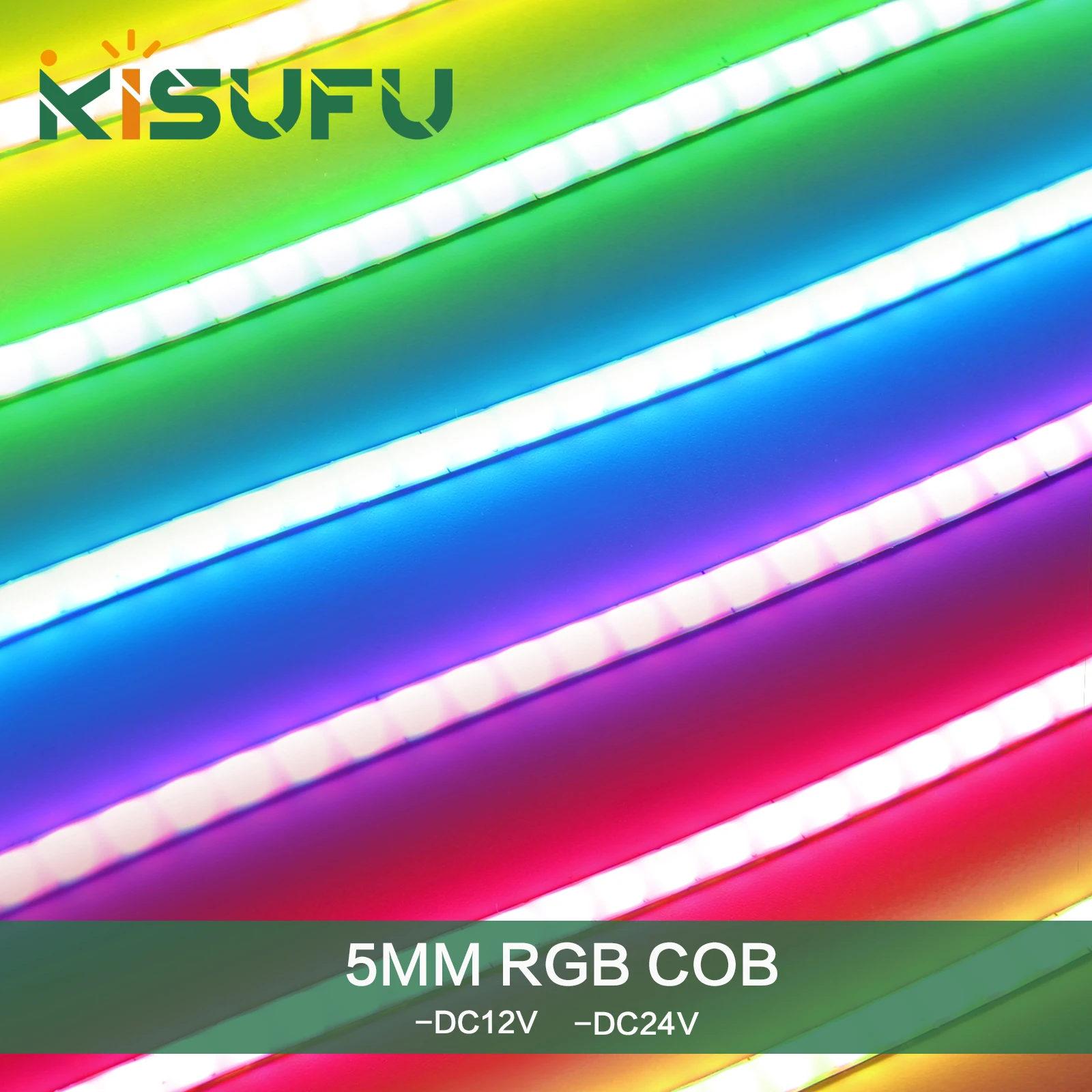 

12 В 24 В RGB светодиодная лента COB с 4-контактным проводом 5 мм печатной платы 576 светодиодов/м Dream Color Гибкая лента RGB Домашнее рождественское светодиодное освещение 1–5 м