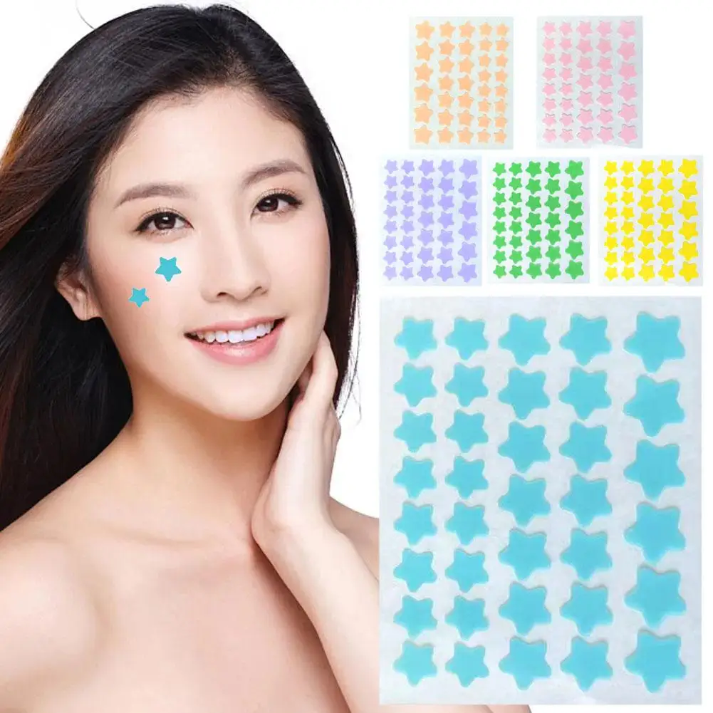 Repair Acne Patch Facial Skin Care Fade Blemishes Cute Colorful Star/Butterfly Pimple Patch Acne Stickers Beauty Makeup Tool
