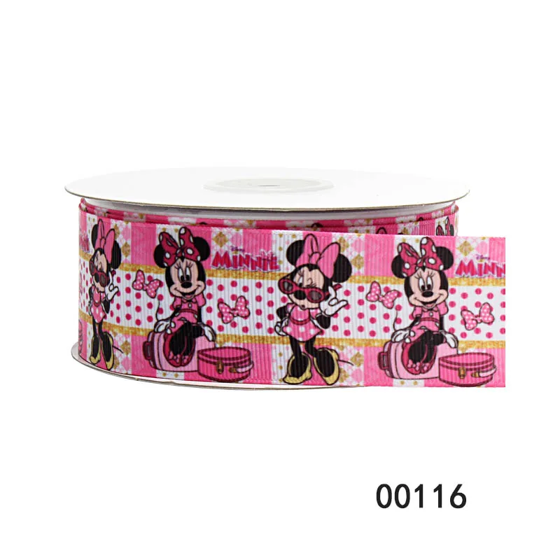 Disney 5yards mickey minnie mouse Grosgrain ribbon 7/8