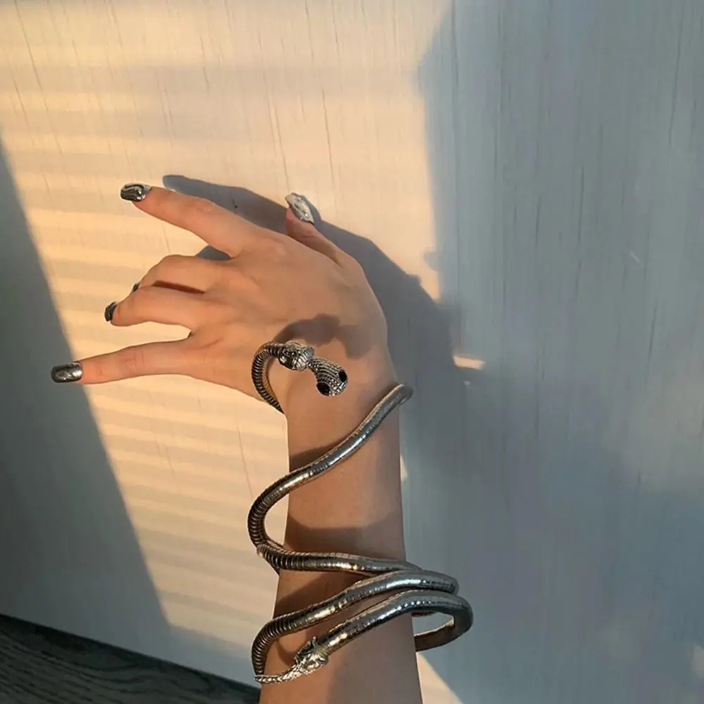 رائعة الشرير الهيب هوب المختنق مجوهرات سلسلة عنق ثعبان قلادة انحناء