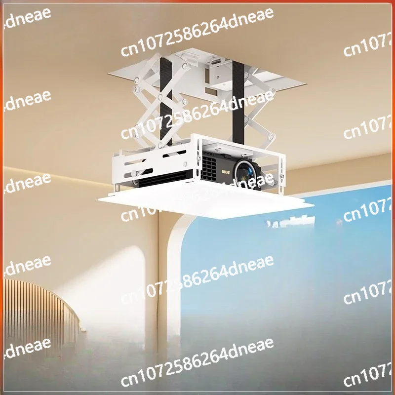 

Projector Electric Hanger Ultra-thin hidden projection bracket Electric remote control Automatic lifting Cross-shear projection
