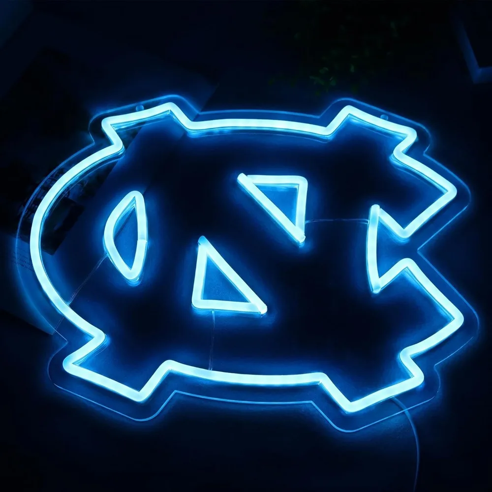 University Football Team Neon Sign 5V USB Dimmable LED Neon Light for Bedroom Dormitory Man Cave Decor Birthday Christmas Gift