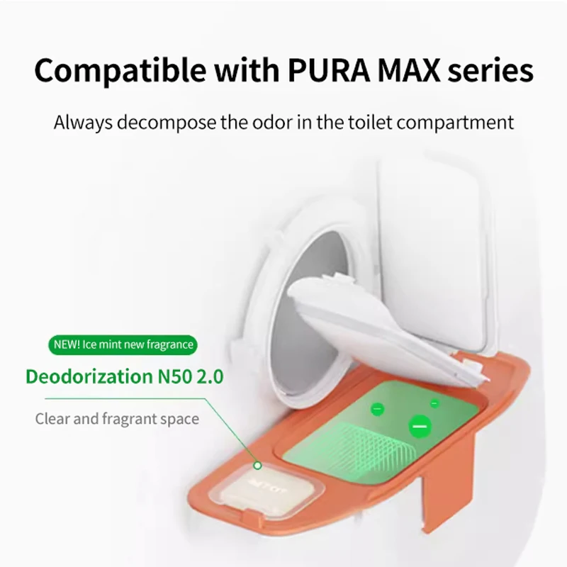 For PETKIT Pura Max Cat Litter Box Deodorant NEW N50 Air Cleaning Materials Cat Toilet Air Purifying Refills Special garbage bag