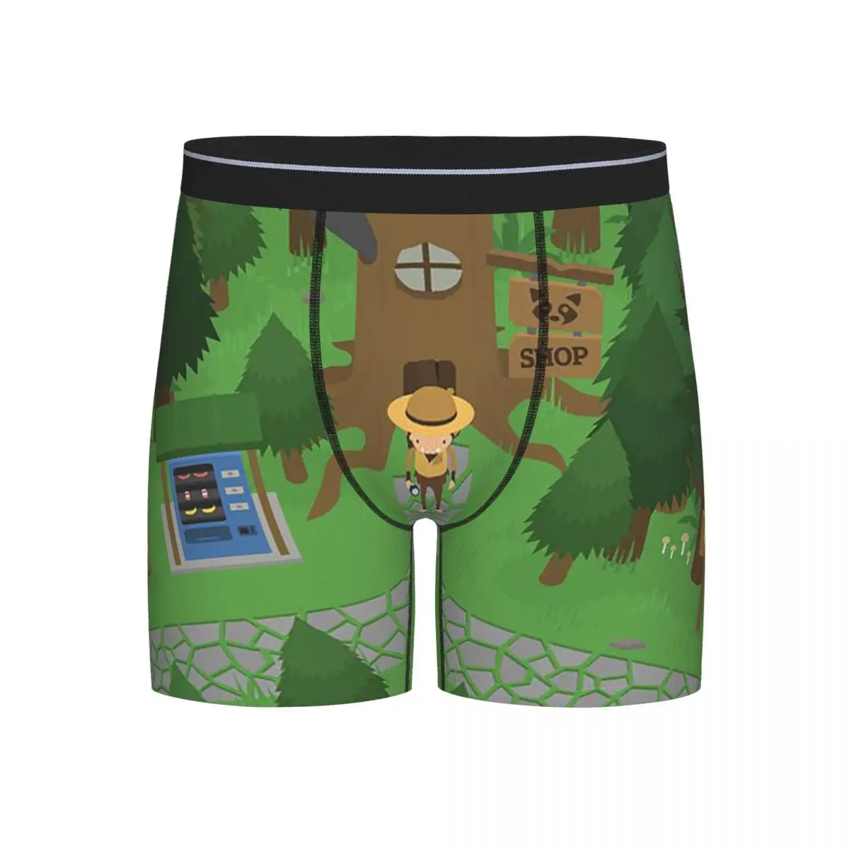 

Long Boxer Underpants Shorts Sneaky Sasquatch 1 Panties Men Breathable Underwear for Homme Man Boyfriend Gifts