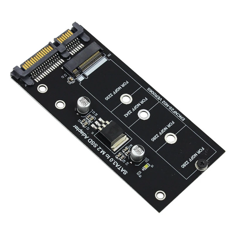 

M.2 SATA Adapter M2 To SATA Adapter M.2 To SATA Adapter M.2 NGFF Converter 2.5Inch SATA3 Card B Key For 2230-2280 M2 SSD