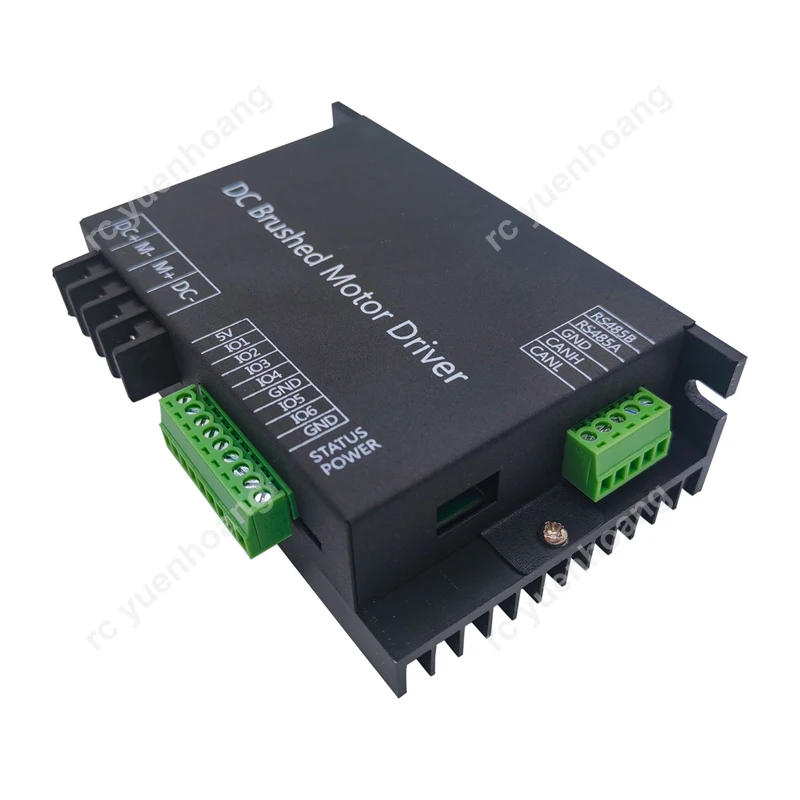 1PCS 12-48V DC Brushed Motor Speed Controller 30A Peak Supports MODBUS CAN Forward Reverse Control for 24V300W 48V600W Motors