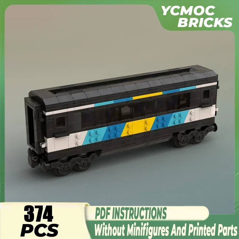 Klocki konstrukcyjne Brightline Model Lokomotywy Pociągu Technologia Modułowe Klocki Prezent Zabawka Świąteczna Zestawy DIY Montaż