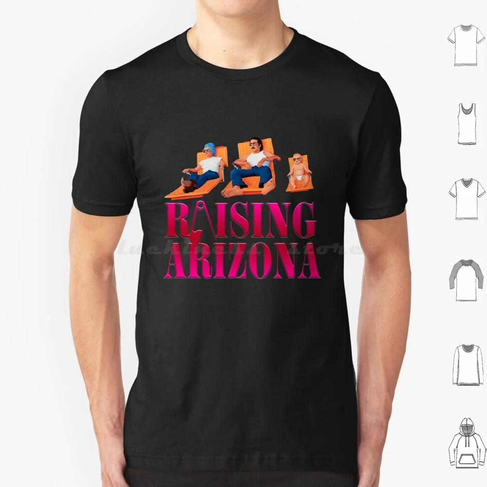 

Raising Arizona Coen Brothers Coen Brothers Eighties Movie Cinema Film Подарочная футболка с графическим рисунком Трендовая молодежная футболка унисекс из хлопка