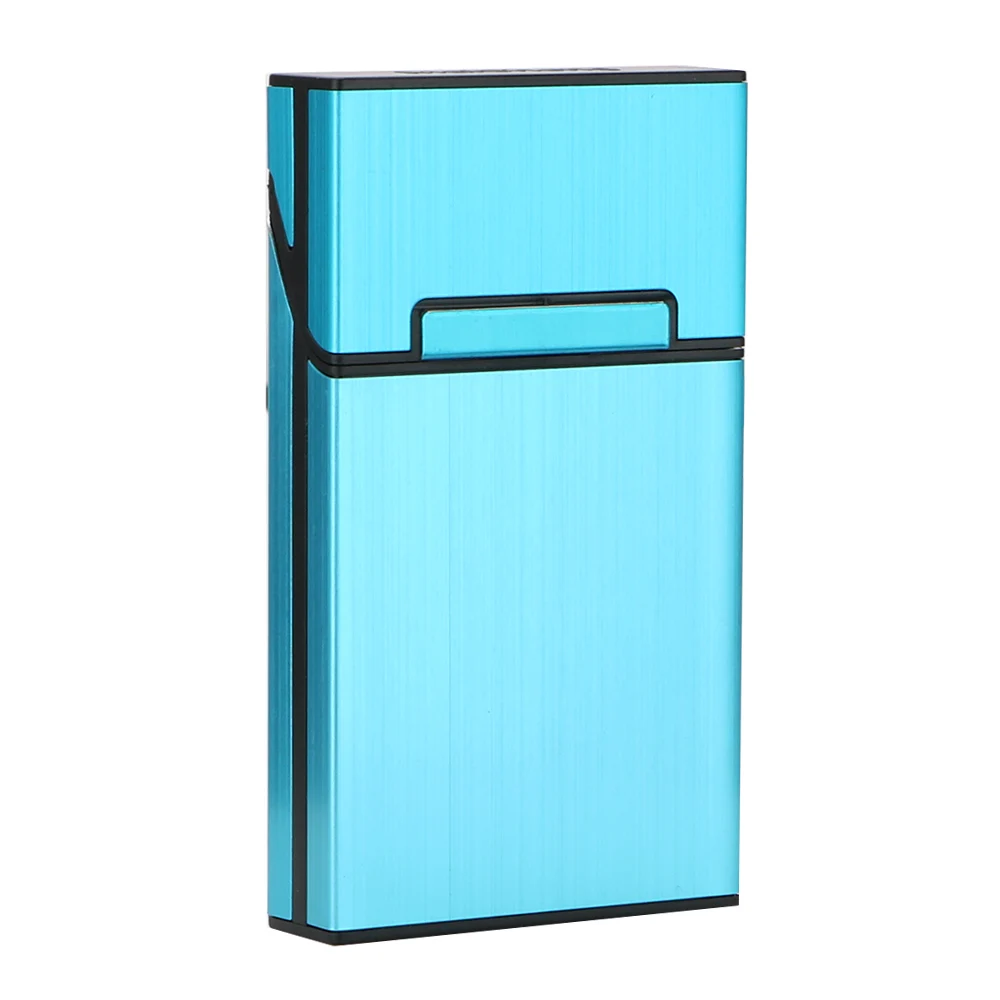 Aluminum Smoking Cigarette Case Tobacco Storage Holder Personality Gift Box Cigarette Cigar Case Pocket Container