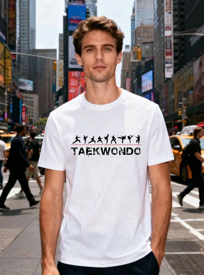 American Retro Vintage Letter Printed Short Sleeved HEAD OF THE TABLE Men's Pure Cotton Round Neck T-shirt
