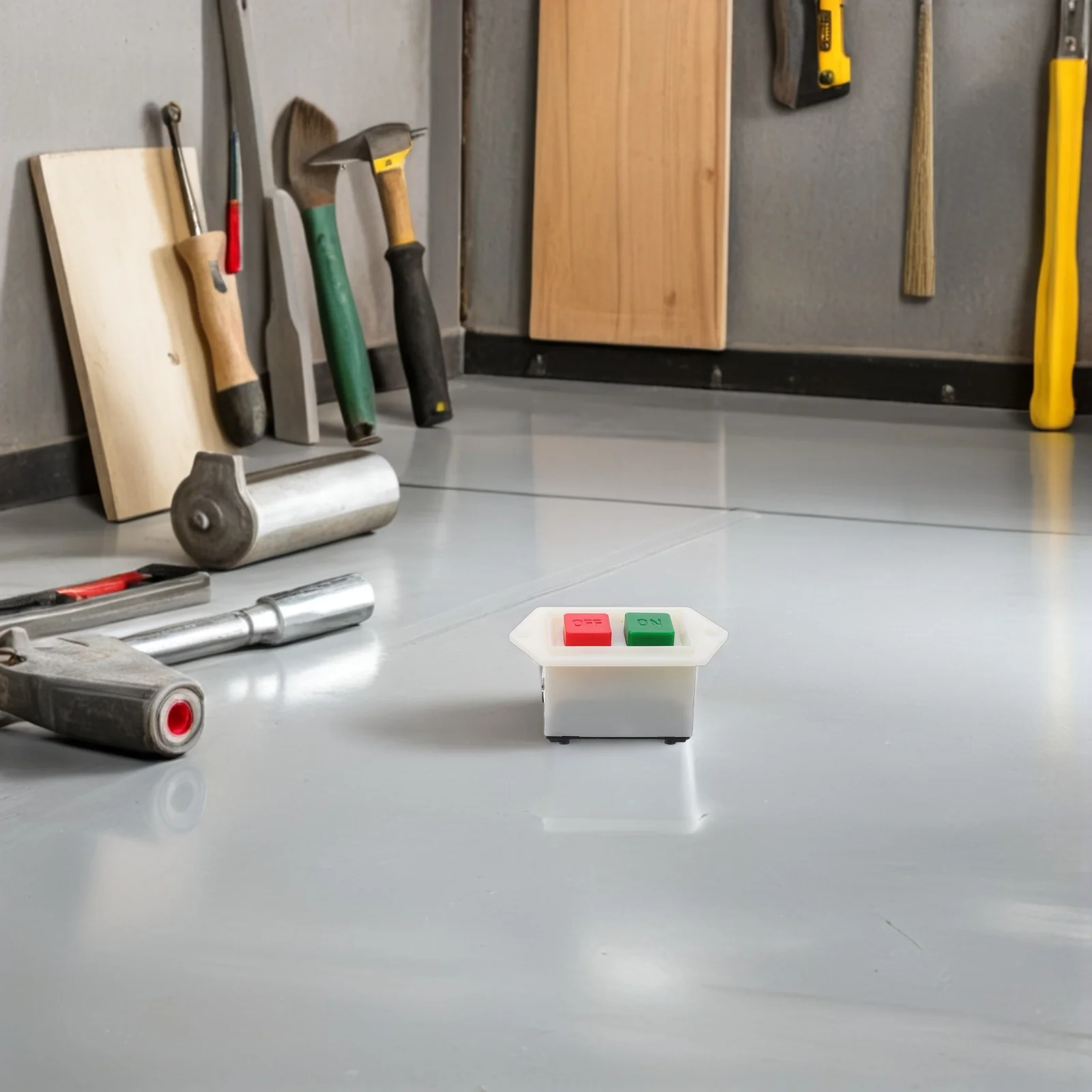 

3pcs Bench Grinder Switch 10A Heavy Duty Push Button For Industrial Machine Start Stop Control Safety Operation