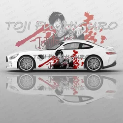 Toji Fushiguro - Jujutsu Kaisen Car Body Stickers Anime Itasha Vinyl Car Side Decal Sticker Car Sticker Automotive Decor Film