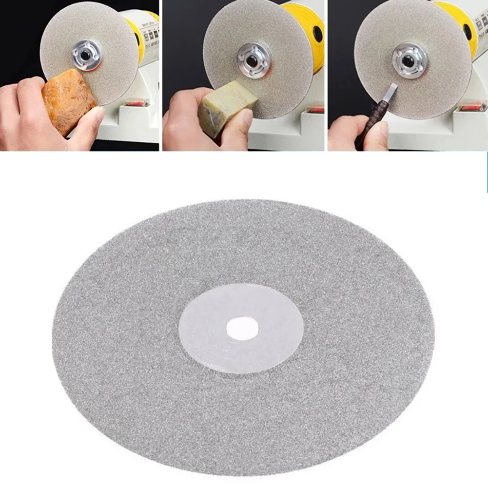 Diamond Coated Grinding Disc 4Inch 100mm Flat Lap Grind Wheels Sharpening Polishing Jewelry Power Abrasive Wheels 80-2000 Grit