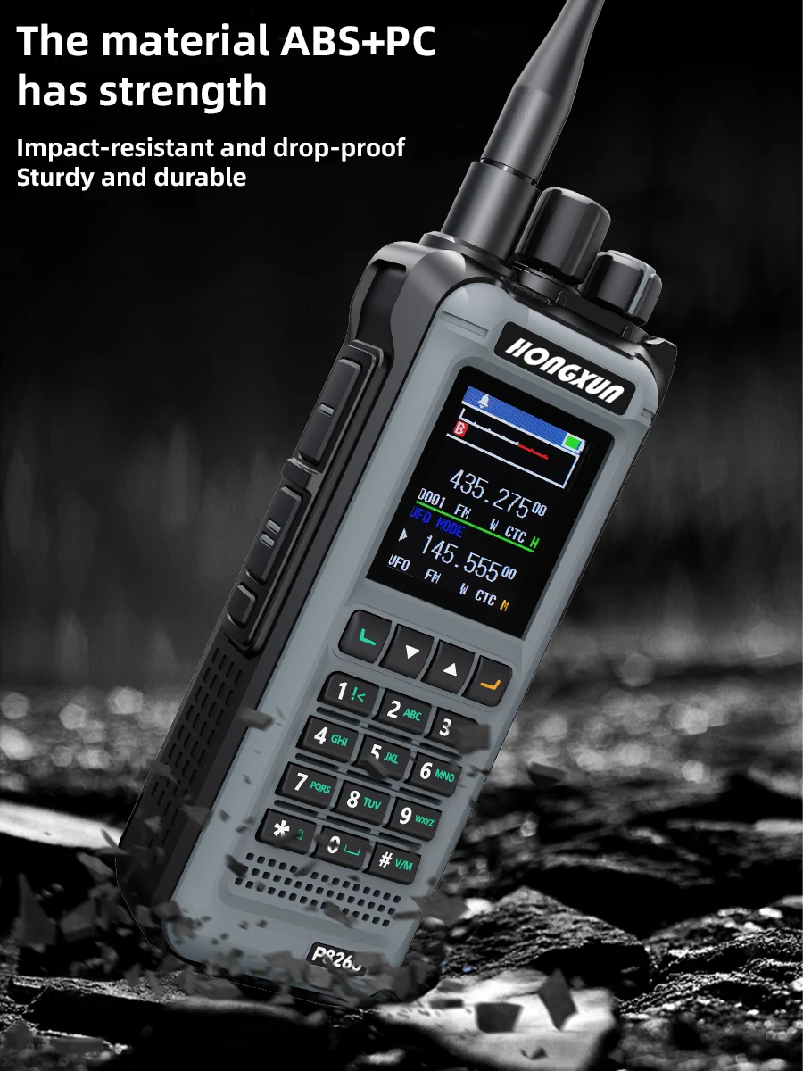 HX-8260 20 واط طويلة المدى جهاز إرسال محمول مقاوم للماء لاسلكي تخاطب مع IP54 5 كجم-20 كجم UHF VHF CTCSS/DCS مراقبة المسح #2