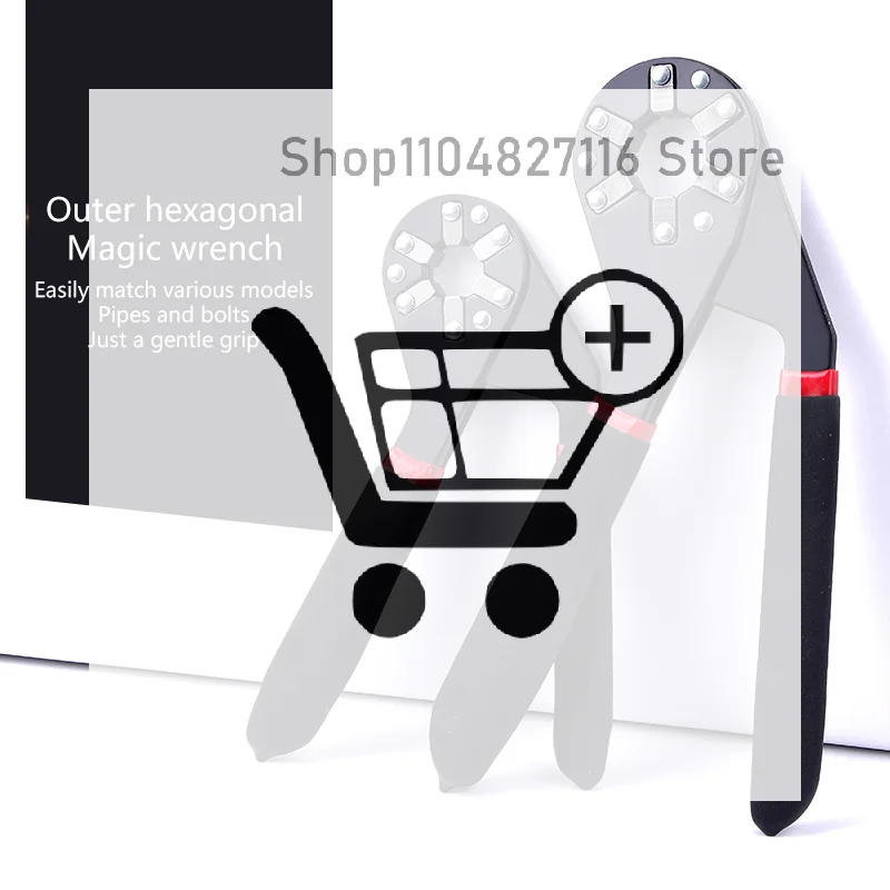 

Универсальный регулируемый ключ-трещотка 6/8 дюймов для дома и ремонта, многофункциональный инструмент для внешних шестигранных гаек