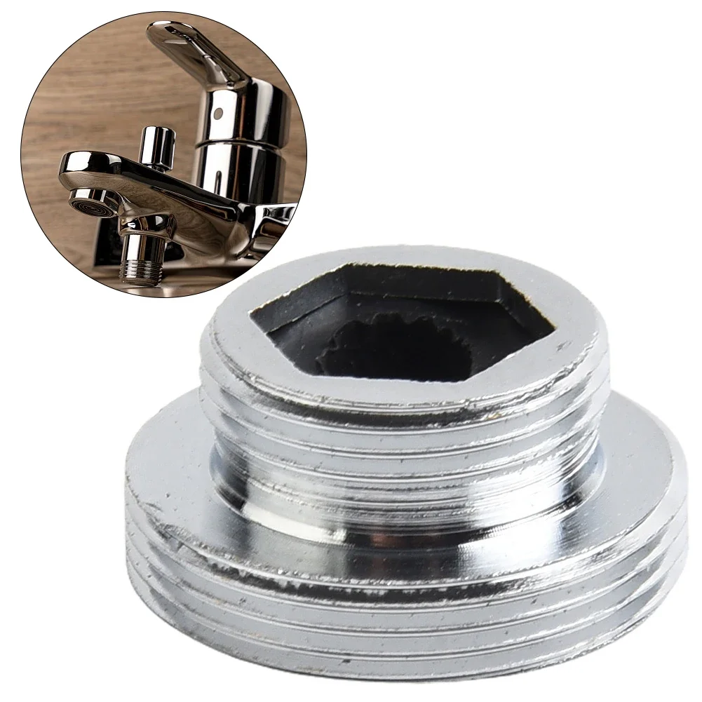 16/18/20 Mm To 22mm Tap Thread Aerator Connector Metal Inside Thread Water Saving Adaptor Kitchen Faucet Accessories