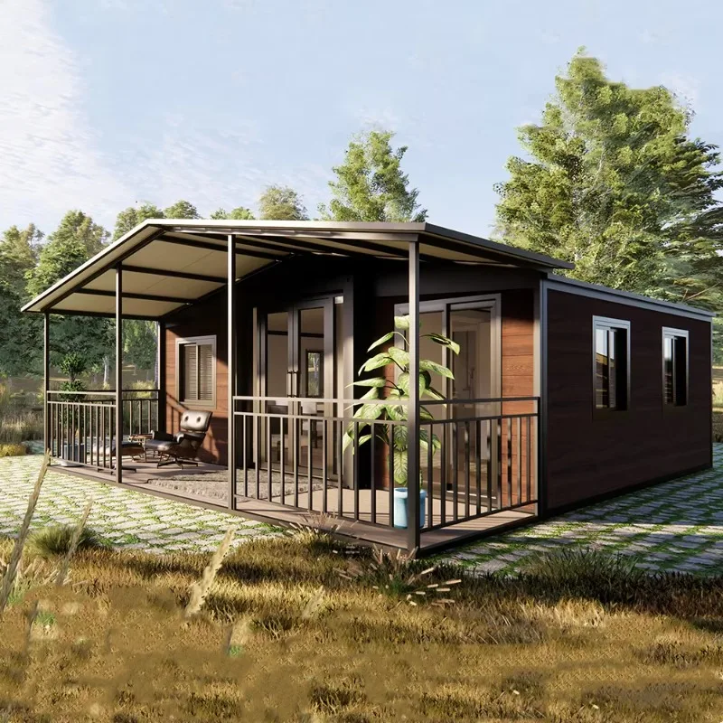 All Weather Foldable House Waterproof Fireproof Insulated Sandwich Panel Prefab Container Home Cold Hot Climate Living Office