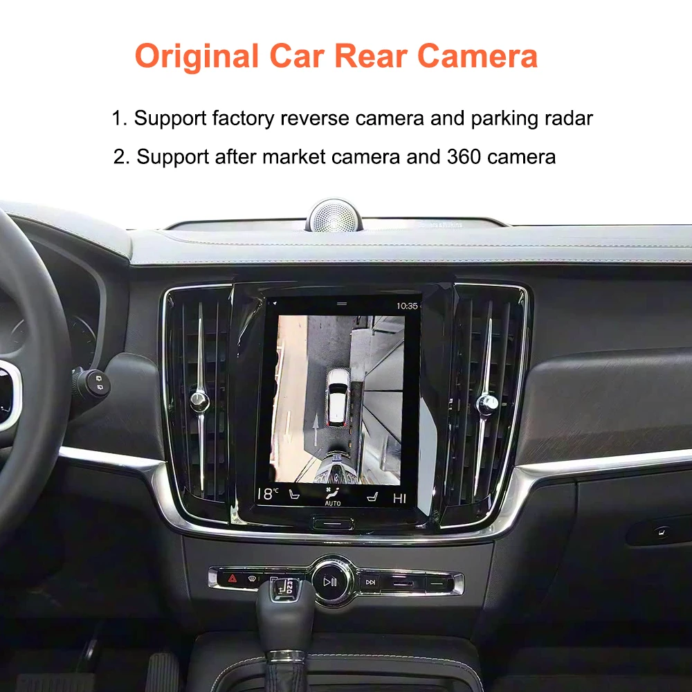 Bonroad Wireless CarPlay Android Auto Nachrüstkit-Modul für Volvo V60 V90 S60 XC40 XC60 XC90 S60 S90 2018-2022 Airplay Mirror – Detail 8