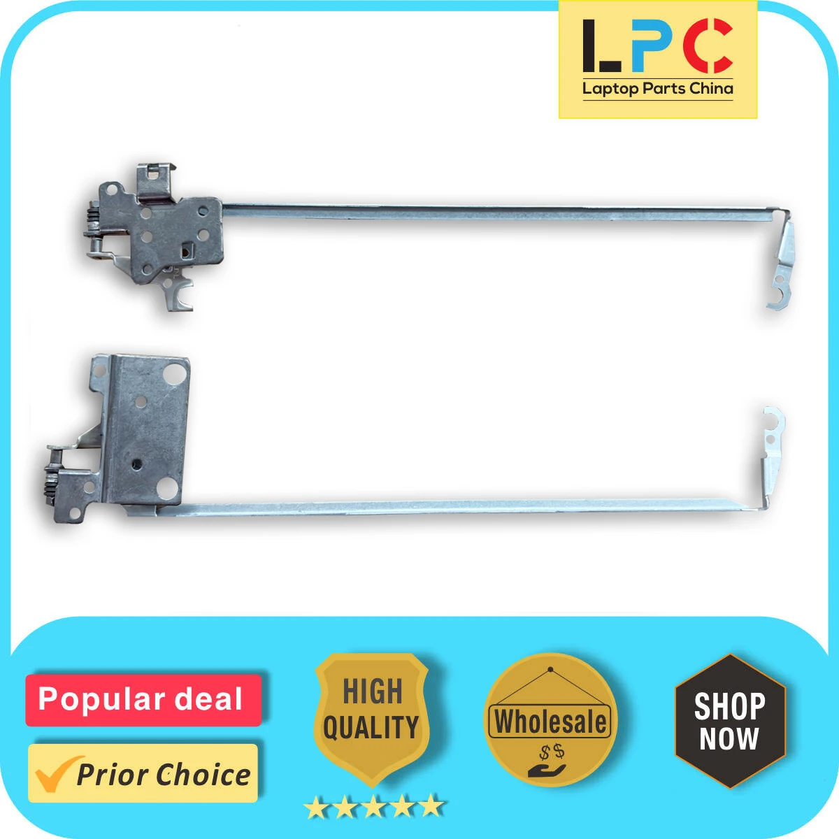 Laptop LCD Screen Hinge Set Replacement For Acer Aspire ES1-523 ES1-532 ES1-533 ES1-572 Hinges P/n: AM1NX000200 AM1NX000100