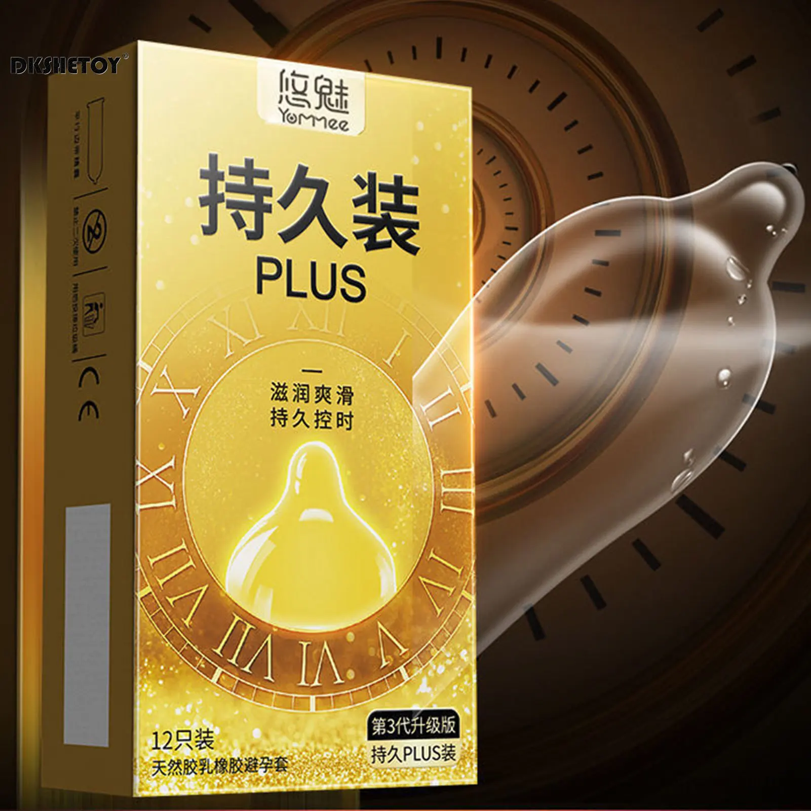 12pcs Long Lasting Condoms For Men Women Condom G-spot Stimulation Penis Sleeve Preserve For Cock Delay Ejaculation Adult Goods