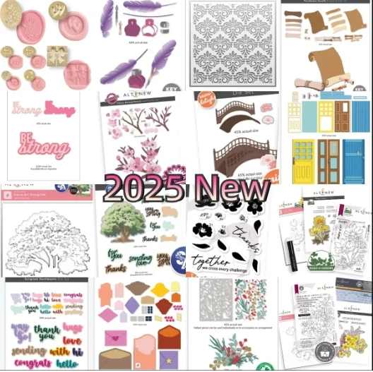 Bridge and Gate Metal Cutting Dies Scrapbook Diary Decoration Stencil Embossing Template DIY Greeting Card Handmade 2025 New