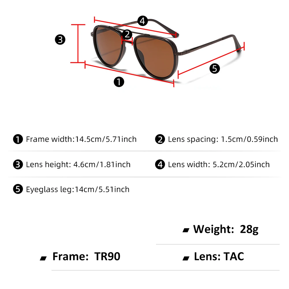 Peekaboo unisex polarized sunglasses for men half metal tr90 retro sun glasses for women summer style green grey brown 2024