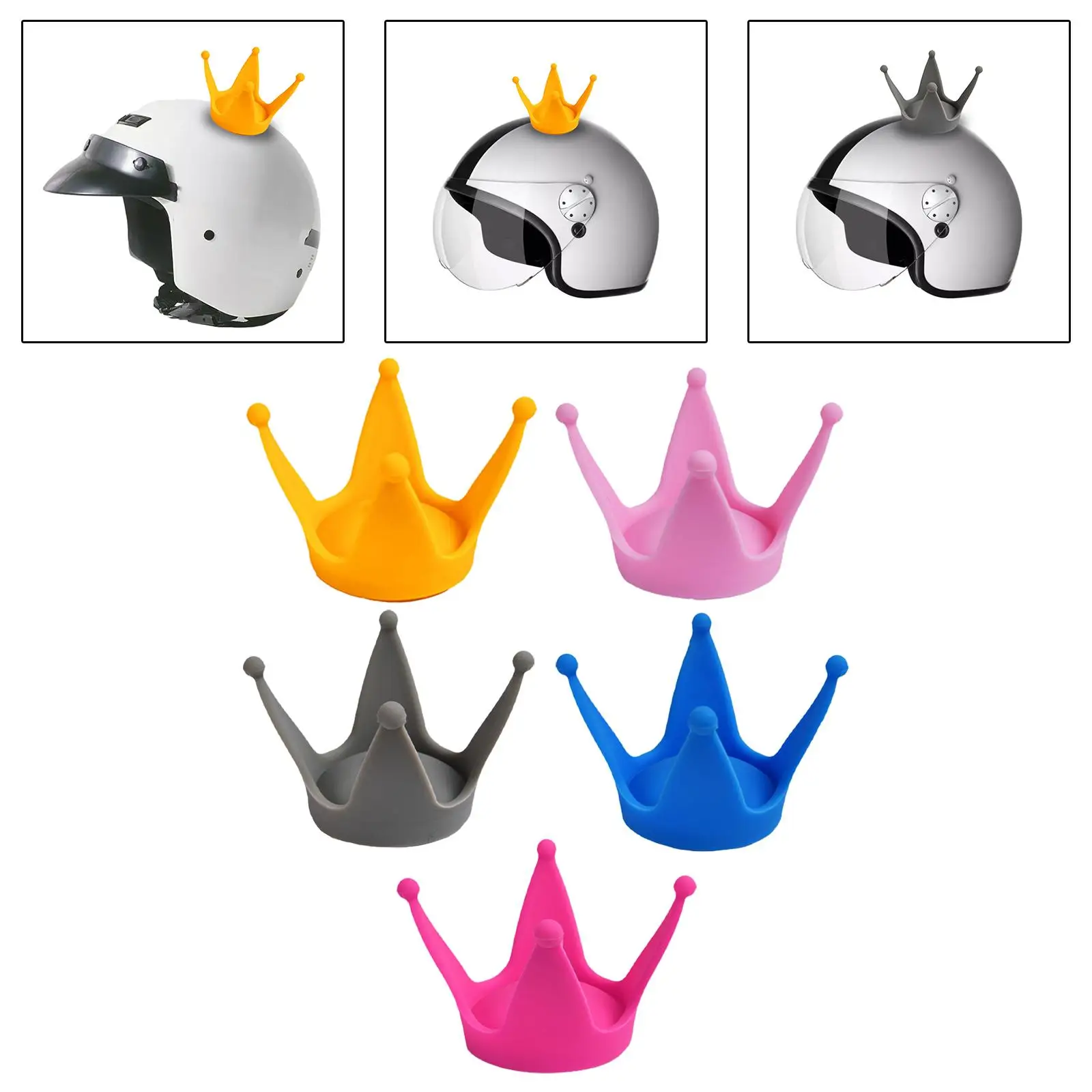 

Helmet Decoration Helmet Decorative Crown Women Girls Reusable for Motorcycle