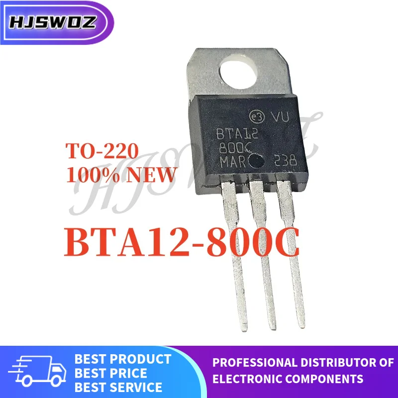 10PCS BTA12-800BW BTA12-800C BTA12-800CW BTA12-700C BTA12-700CW BTA12-700BW BTA12-700SW BTA12 TO-220 Brand New In Stock