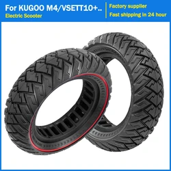 10*3/255*80(80/65-6) Off-road Tubeless Solid Tire Electric Scooter Explosion-proof for KUGOO M4 Pro/VSETT10+/Zero 10X/Kaabo Tyre