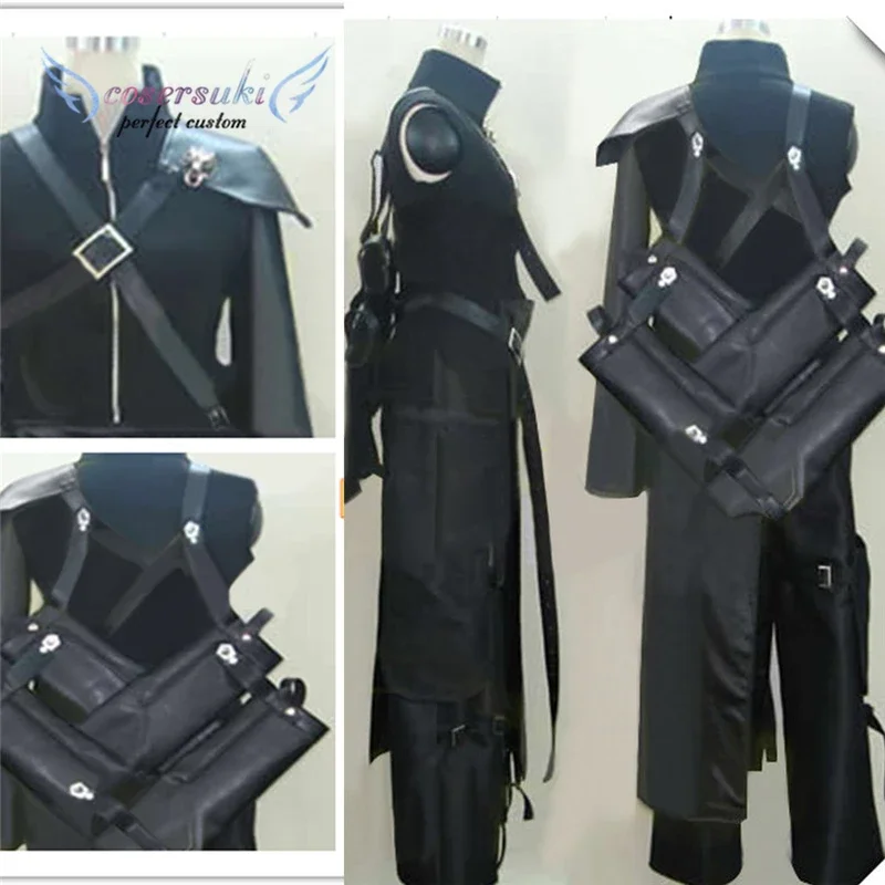 Final Fantasy FF7 Cloud Strife cosplay outfit PU leather Carnaval costume Halloween Christmas costume for men and women