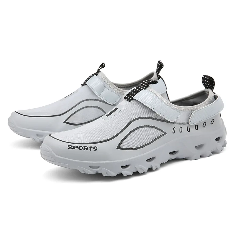 New Men's Barefoot Beach Sandals, Stream Tracing Shoes, Quick Drying, Breathable, Lightweight, Running, Anti Slip Climbing Shoes