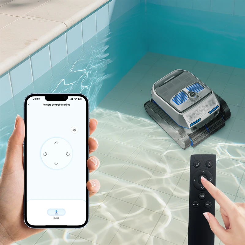 STLF Advanced Intelligence APP Fernbedienung Pool Surface Skimmer Cleaner Automatischer intelligenter Pool-Roboter-Reiniger