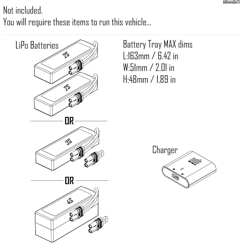 NEW Best.Mjave RC Truck 4X4 4S BLX 1/8th Scale Desert Truck RTR (البطارية والشاحن غير متضمن)، أبيض/أحمر ARA4404T1Hot #2