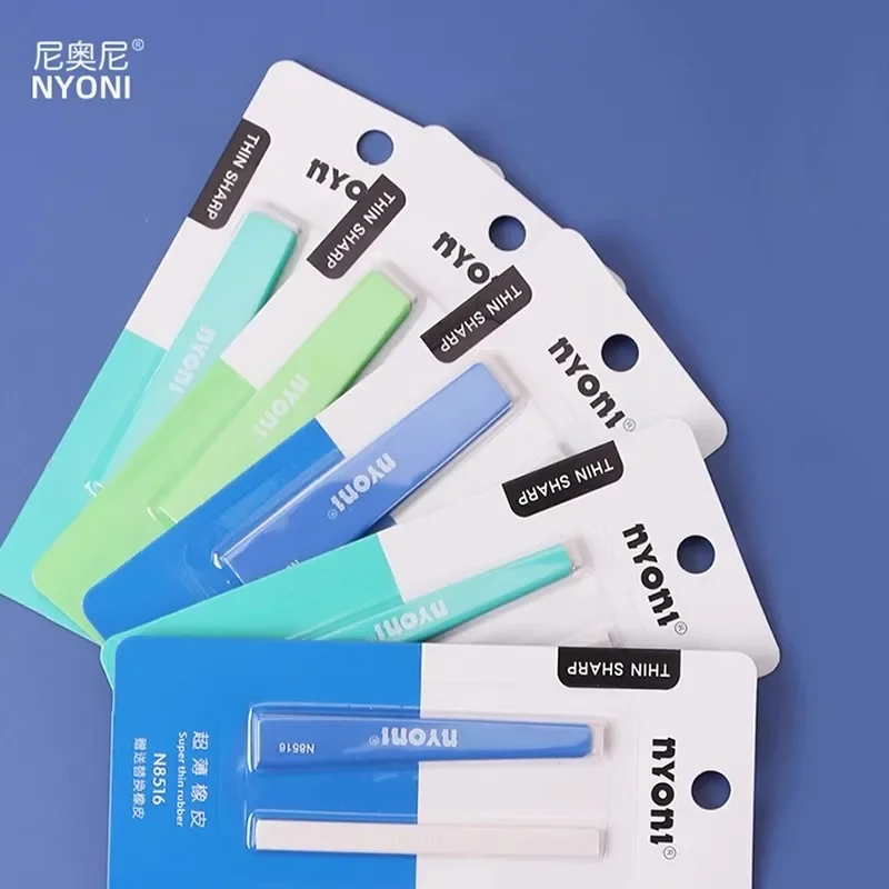 Borrador ultrafino NYONI, borrador para resaltar bocetos, lápiz de carbón de 2mm, detalle de dibujo para bocetos, mejora la forma de goma portátil