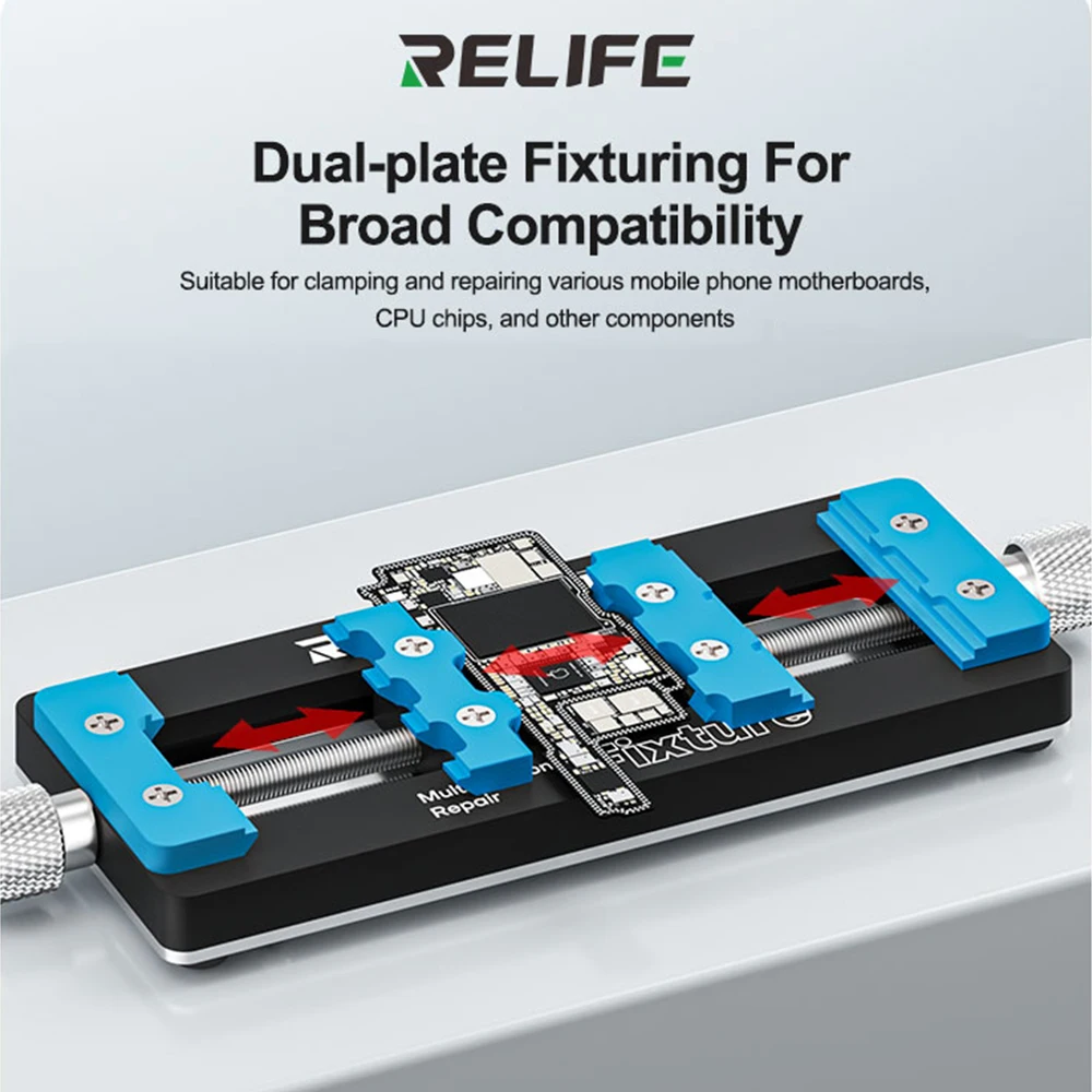 RELIFE TF5 Dispositivo multiporta multifunzione Nuovo design di slot per scheda madre smartphone Chip PCB Strumento di bloccaggio per riparazione CPU