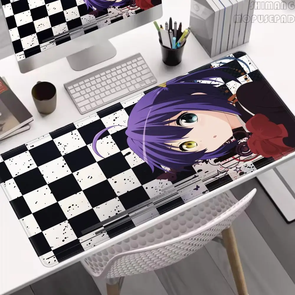 Large Mouse Pad Gamer Home Computer Mousepad Love Chunibyo & Other Delusions Anime Desk Mat kawaii Keyboard Pad Gaming Mouse Pad