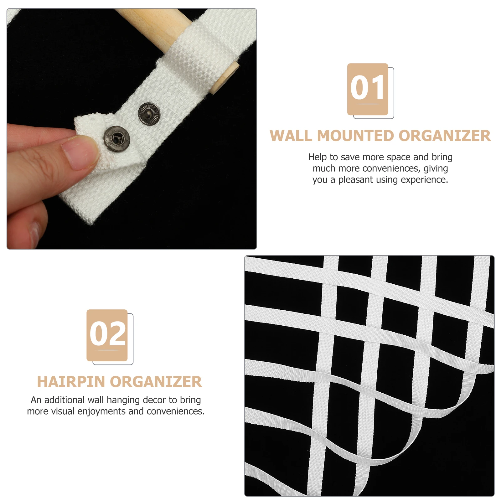 

1Set Hair Accessories Organizer Hair Bow Holder Hanging Wall Storage Headband Clip Display Board Bow Holder