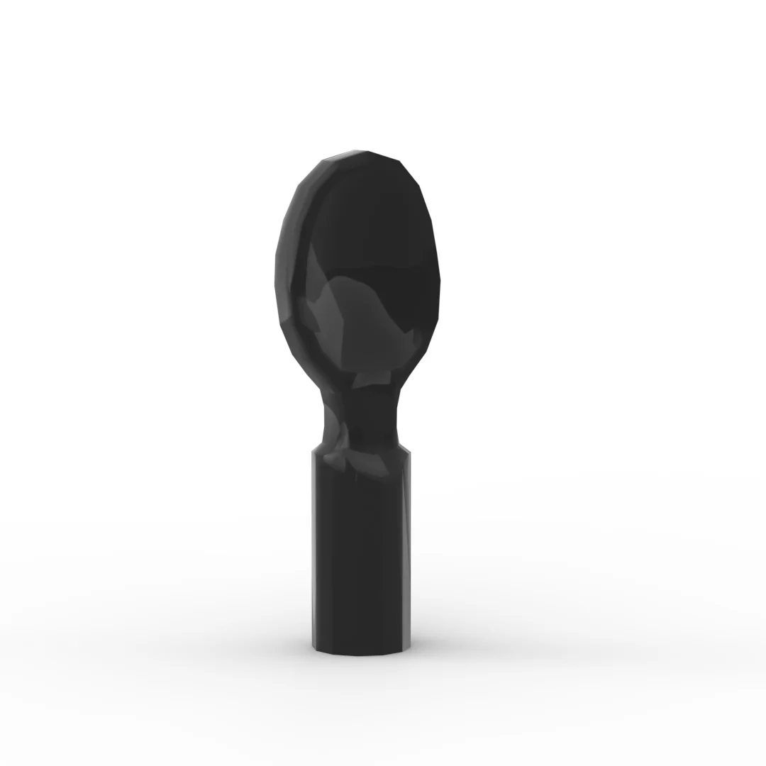 

Small particle building block MOC 80179 mannequin handheld, tableware 1cm spoon, scene decorative toy spare parts