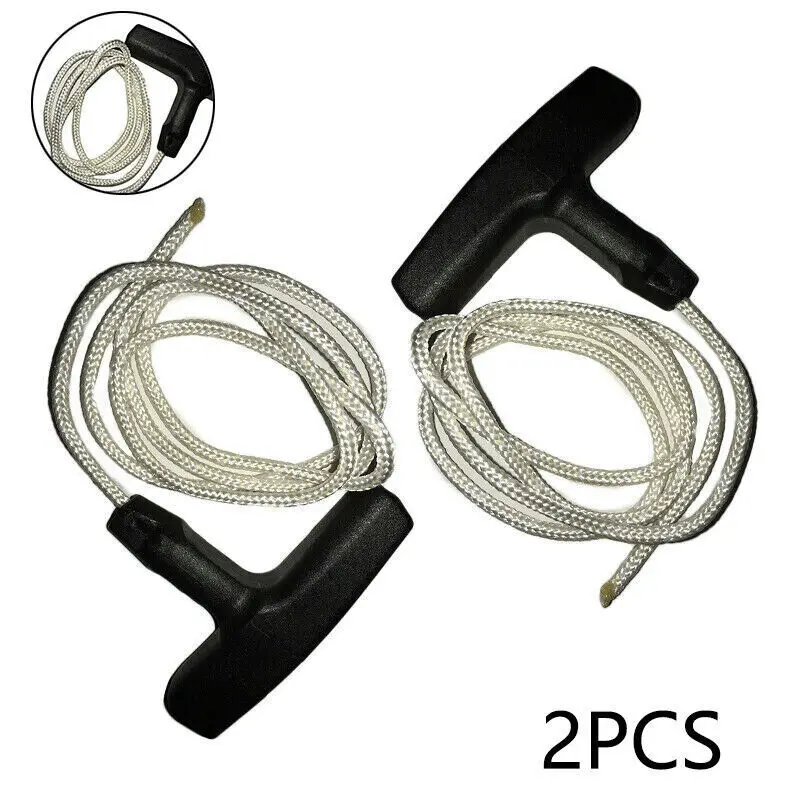 2 قطعة مجموعة الحبل سحب جزازة العشب مقابض الحبال استبدال لهوندا لكوهارا لكاواساكي ل بريجز العشب الانتهازي اكسسوارات