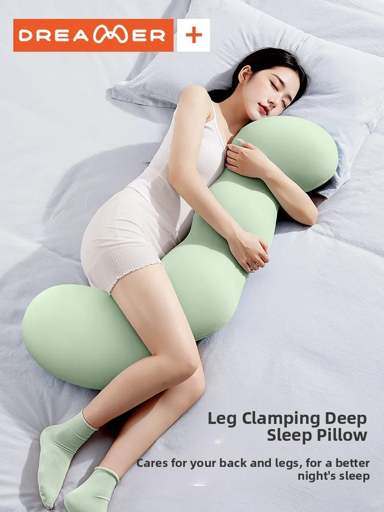 Ergonomic Long Pillow for Sleeping And Leg Support Women's Side Sleepers Memory Foam Pillow Versatile for Pregnant Adults