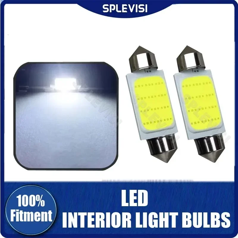 

2pcs Led White 41mm Cabin Dome Interior 264 Boot Light Bulbs 12v Corrosion resistance Aviation Aluminum Bulb High Brightness