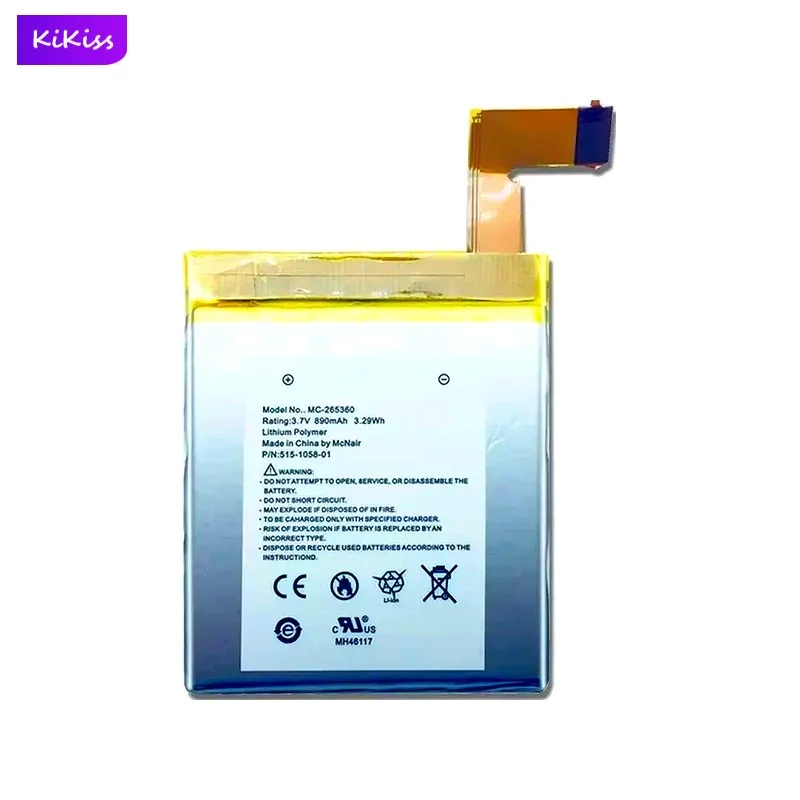 MC-265360 (Metal version) Tablet Battery For amazon kindle 4 5 6 515-1058-01 MC-265360 D01100 S2011-001-S DR-A015 890mAh